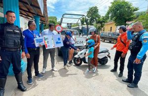 En Aragua promueven seguridad vial en calles de El Consejo