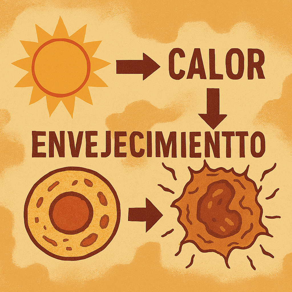 Expertos advierten que el calor extremo puede acelerar el envejecimiento