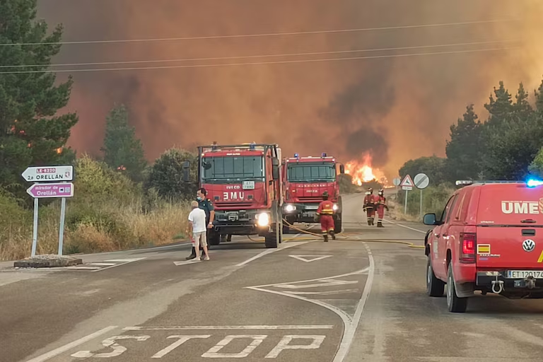 el fuego en Tarifa (Cádiz) ha sido intencionado, según la Junta de Andalucía