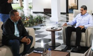 Maduro sostuvo reunión con el gobernador de Cojedes, Alberto Galíndez