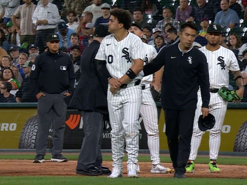 Miguel Vargas sufrió lesión al chocar con Aaron Judge