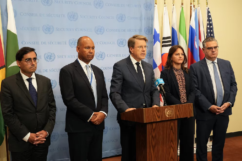 Los cinco países europeos del Consejo de Seguridad de la ONU instaron a Israel a 'revertir' su plan para Gaza