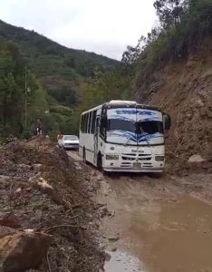 Paso intermitente en los sectores de Los Aleros y El Cafetal en Mérida