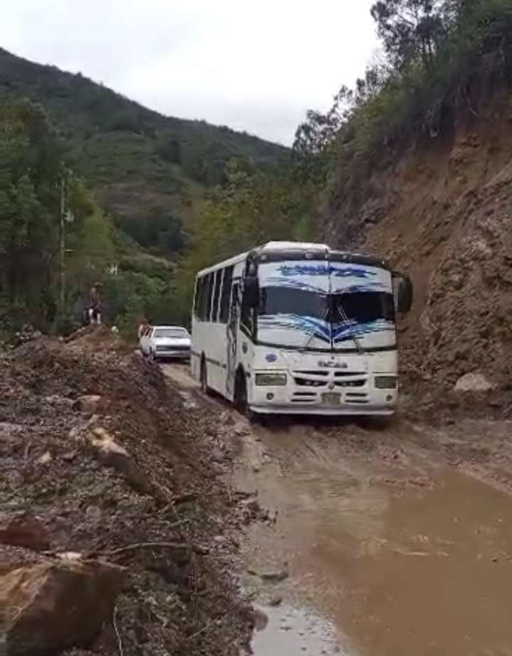 Paso intermitente en los sectores de Los Aleros y El Cafetal en Mérida