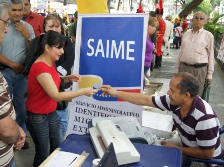 Saime hará jornada especial para renovar la cédula el sábado 30 de agosto