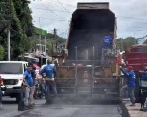 Táchira: Colocan 6.000 toneladas de asfalto en Las Vegas del Táriba
