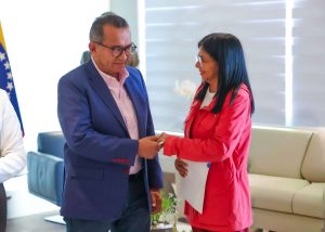 Vicepresidenta recibió al gobernador Galíndez y los 9 alcaldes de la entidad