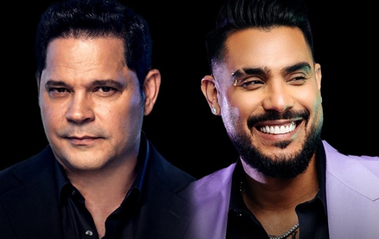 Rey Ruiz y Ronald Borjas en Hard Rock Live, Hollywood, FL