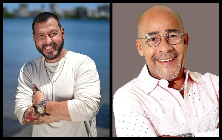Luisito Carrión y Domingo Quiñones juntos en un escenario