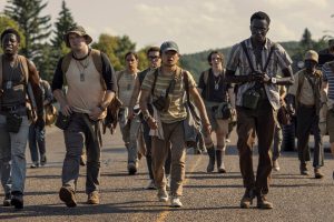 haciendo deporte durante la proyección