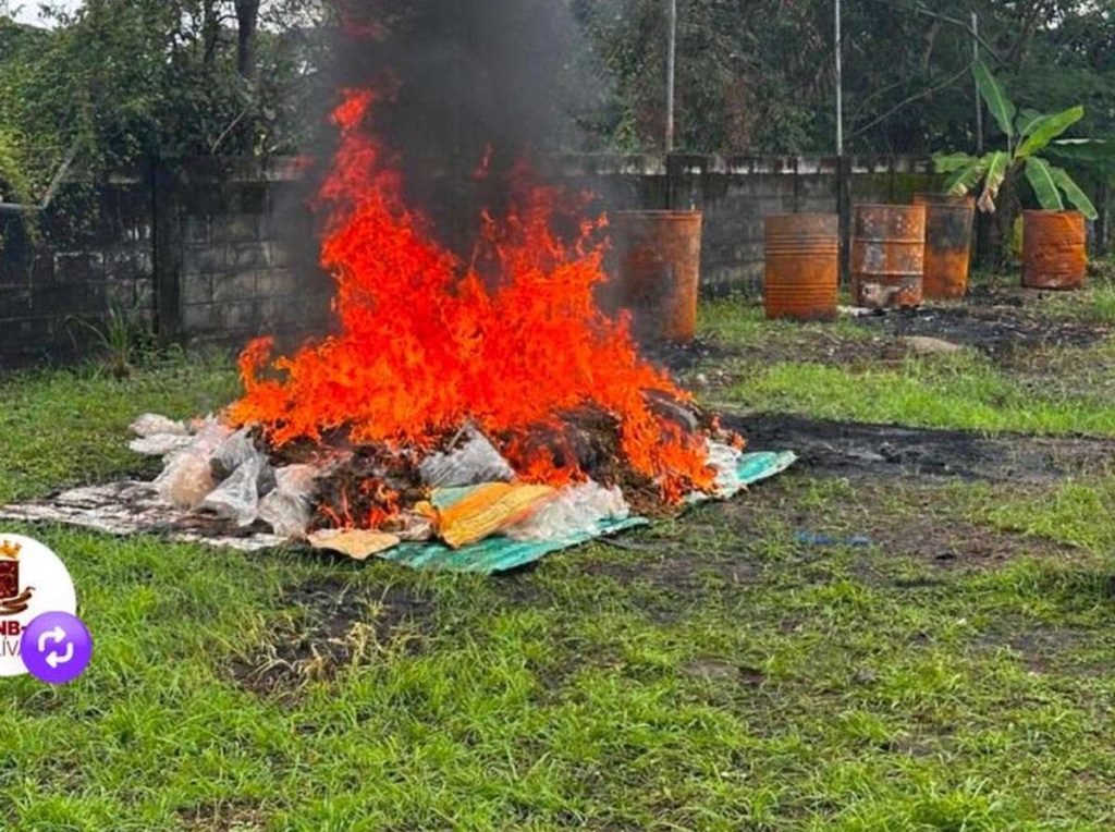56 toneladas de drogas han sido incautadas