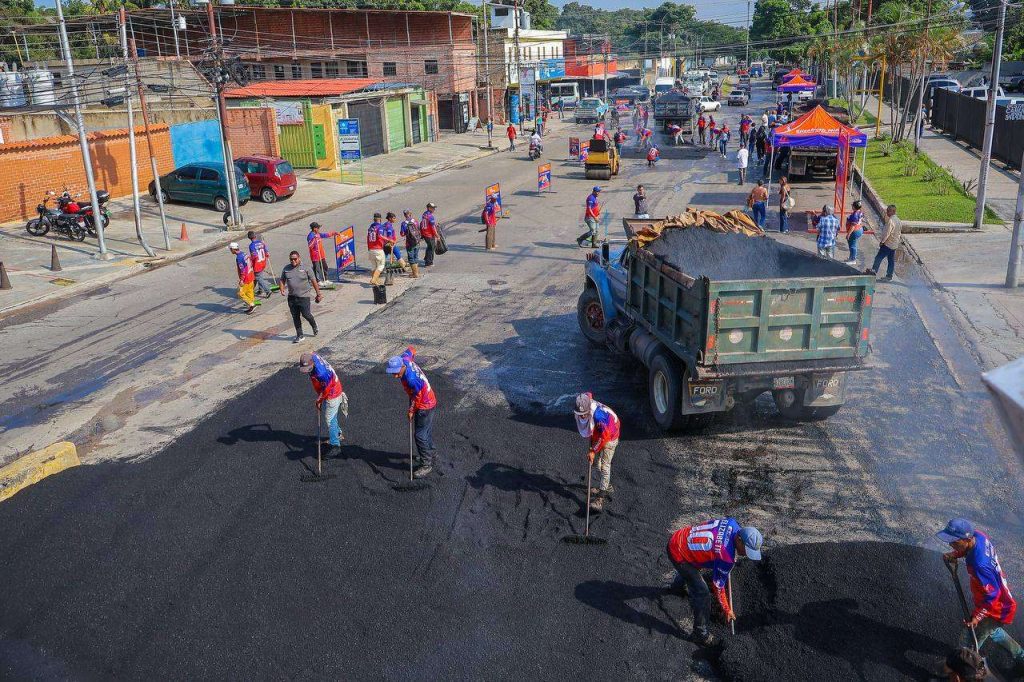 Aplicarán más de 8.000 toneladas de asfalto en Naguanagua