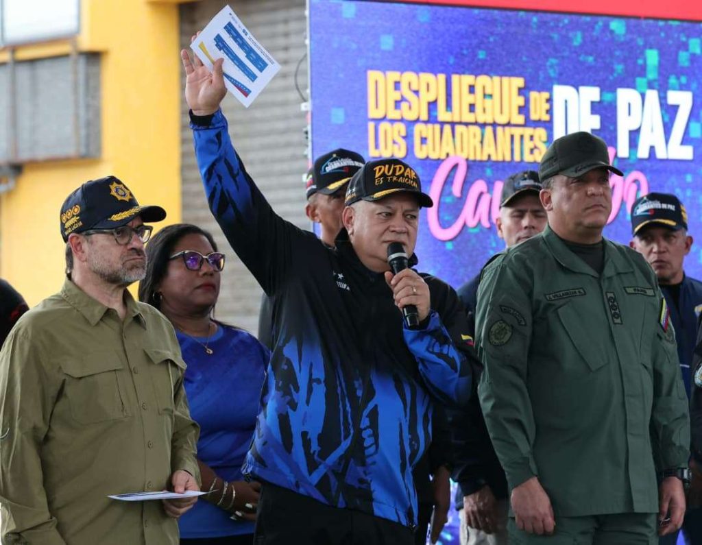 Cabello: hoy Carabobo cuenta con 173 cuadrantes de paz