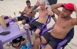 Cayó un líder del Comando Vermelho en una playa brasileña mientras tomaba sol con dos secuaces