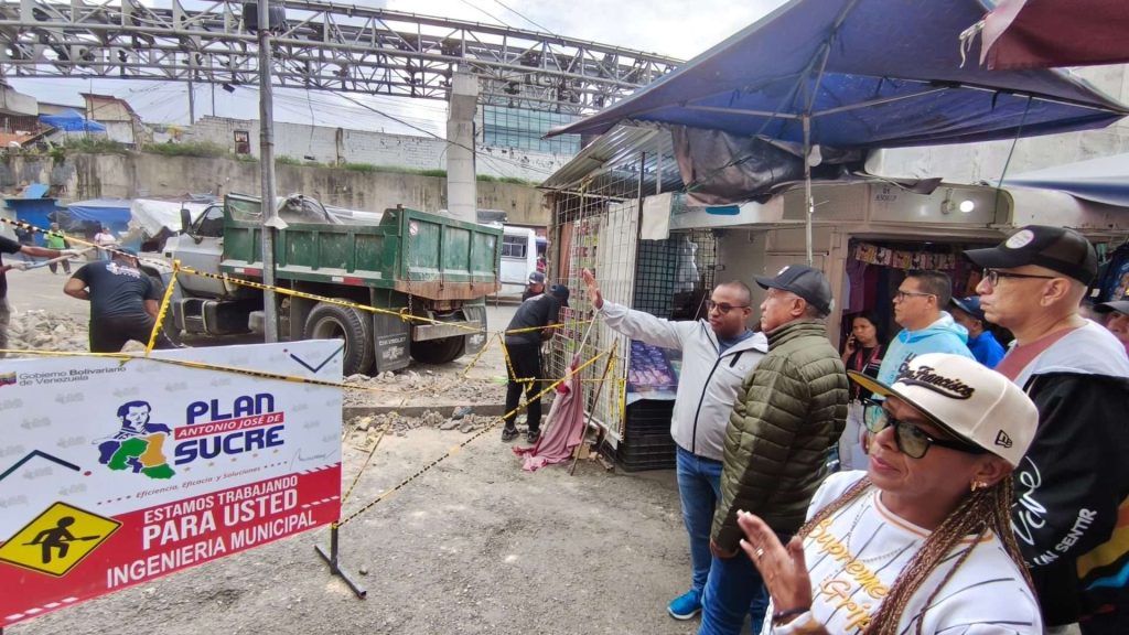 Construyen Mercado Tricolor para los buhoneros de Petare
