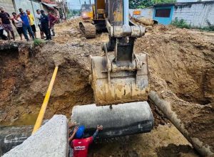 Corrigen falla de borde en la vía de El Paraíso del Tuy