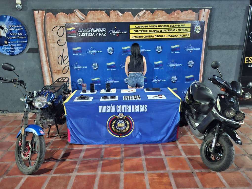 Desmantelan 2 puntos de distribución de drogas en los estados Táchira y Miranda