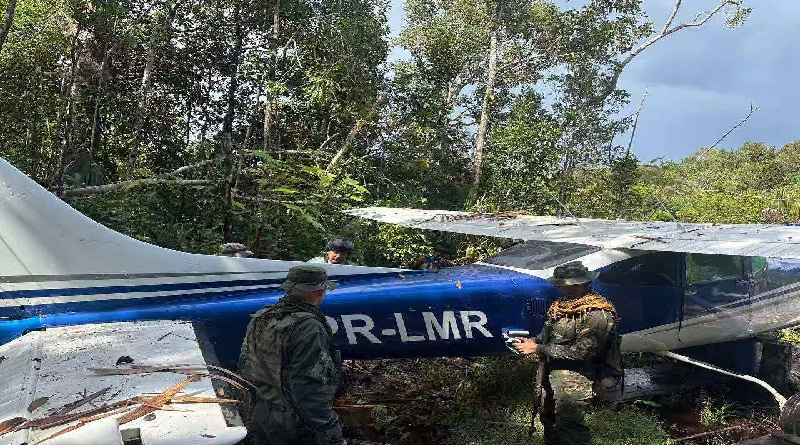 FANB inutiliza aeronave empleada por el narcotráfico en Amazonas