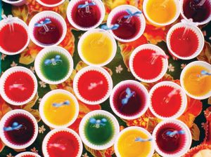 Gelatinas de colores