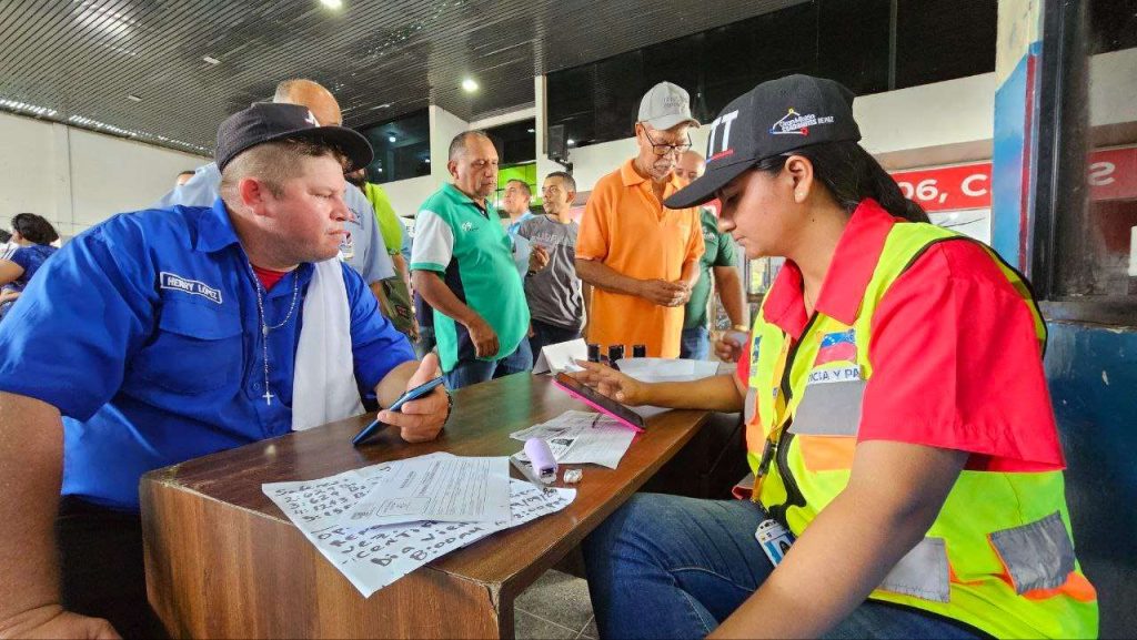 INTT actualizó datos de 1.100 transportistas de Maturín