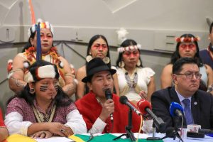 Indígenas de Ecuador no darán "ni un paso a atrás" ante Noboa