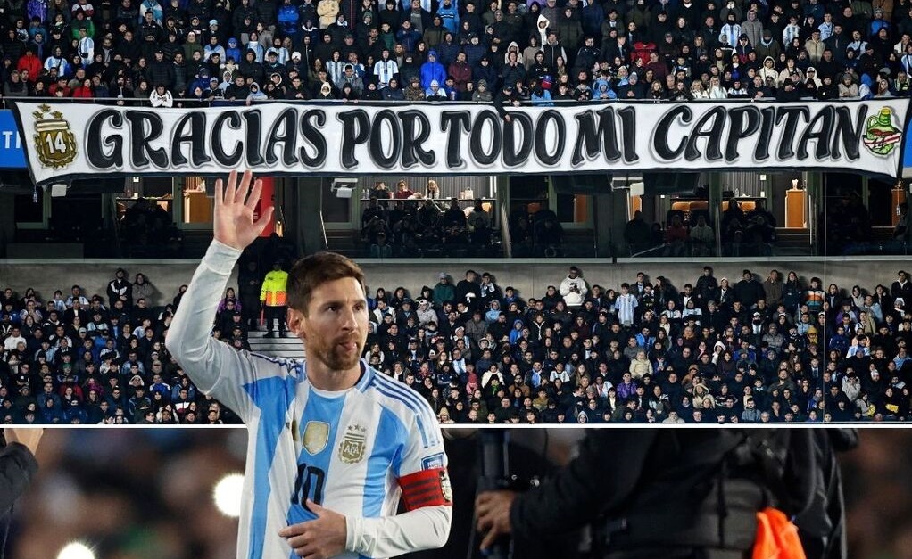 Leo Messi hizo dos goles en su despedida y la Argentina brilló con un 3-0 ante La Vinotinto