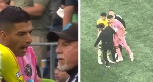 Luis Suárez generó polémica tras escupir a un asistente del equipo rival en la final de la Leagues Cup