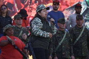 Milicia Bolivariana instalada en Caracas para la defensa integral de la patria