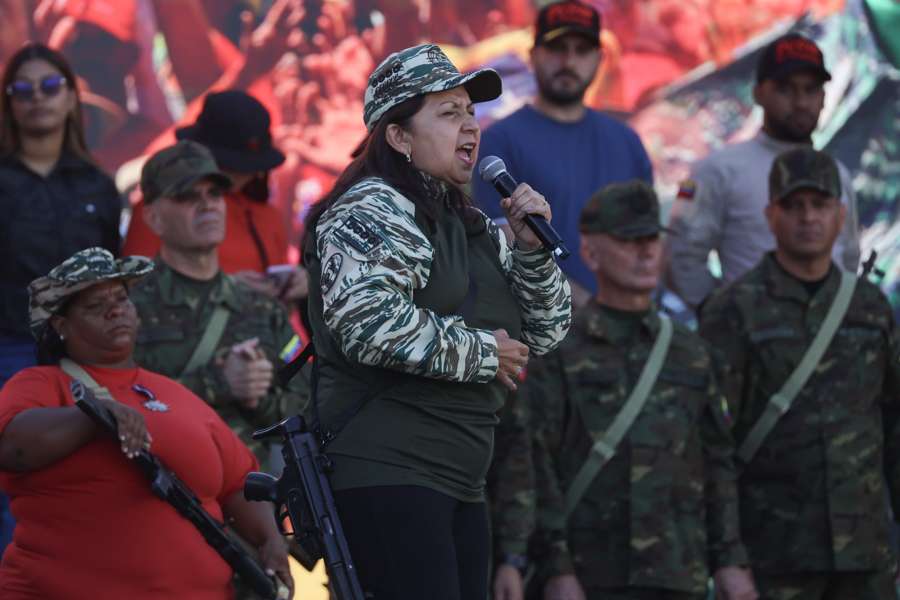 Milicia Bolivariana instalada en Caracas para la defensa integral de la patria