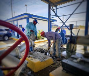Minaguas rehabilita estación de bombeo Sur en Falcón