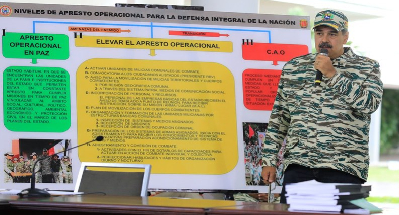 "Si Venezuela fuera agredida, pasaría a lucha armada"