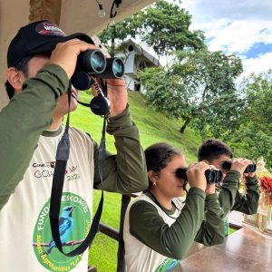 Una escuela de aves avistará Chocolateros en una ruta del chocolate