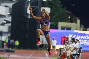 Yulimar Rojas desató la locura con sus saltos en Caracas