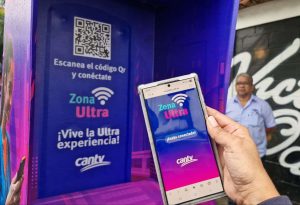 Zona Ultra activa Wi-Fi gratuito en la Plaza Bolívar