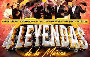 4 Leyendas de la Música en un mismo escenario