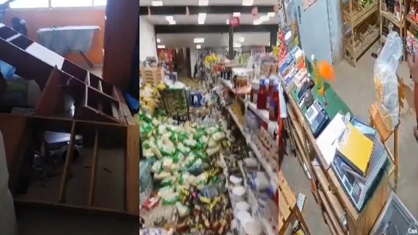 Las impactantes imágenes del fuerte sismo que sacudió Zulia