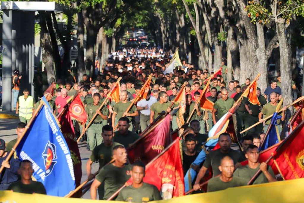 1.200 combatientes de la Fanb se movilizaron en defensa de la paz