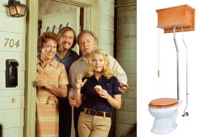 Esta sitcom fue pionera rompiendo muchos tabús televisivos. Incluido el usar el WC