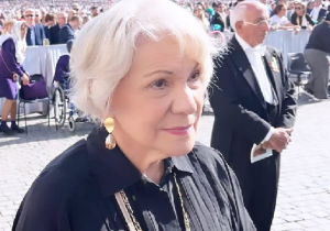 ¡La primerísima! Así vivió Mirla Castellanos la canonización de José Gregorio Hernández y Carmen Rendiles