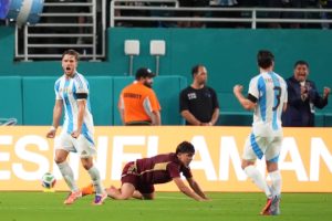 Argentina venció 1-0 a la Vinotinto en juego amistoso