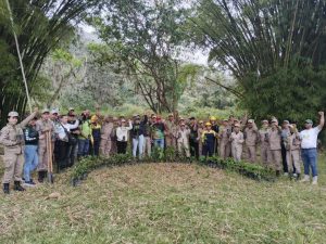 Con jornada de reforestación plantan 2.000 especies en Boconó