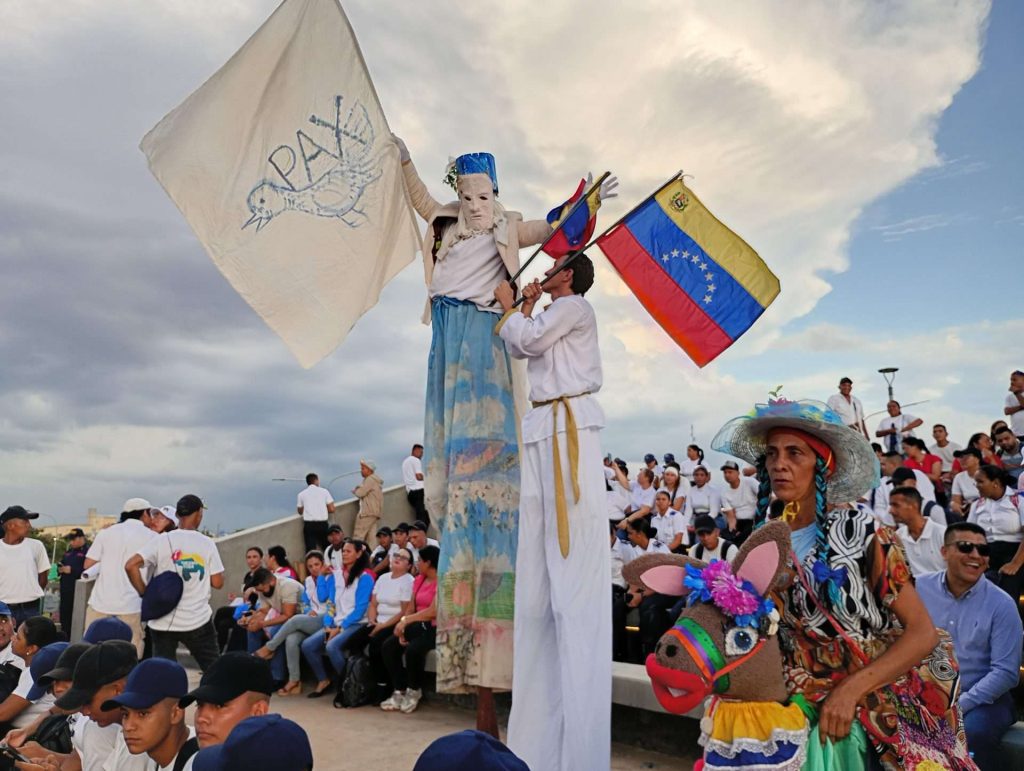 Concentraciones por la paz y soberanía se desplegaron en la regiones