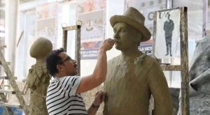 Esculturas de santos estarán en la Candelaria