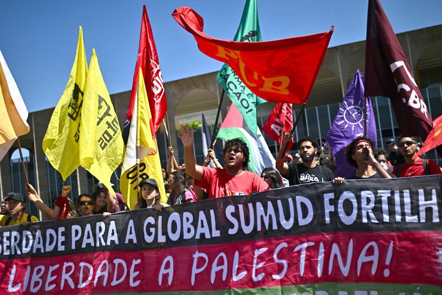 Estudiantes brasileños piden a Lula romper relaciones con Israel