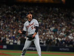 Keider Montero salvó la victoria de Detroit en extrainnings