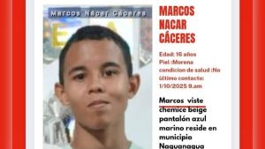 Adolescente salió del liceo hace casi una semana y nunca llegó a su casa