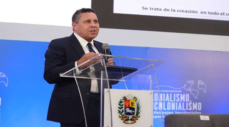 Moncada: EEUU pretende despojar Venezuela como lo hace en Palestina
