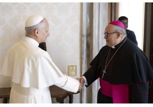 Papa León XIV recibió al obispo de la Diócesis de Guarenas