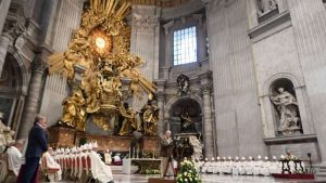 Pietro Parolin ofreció misa de acción de gracia por los santos criollos