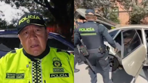 Policía de Colombia halló en un carro armas usadas en atentado contra activistas venezolanos en Bogotá